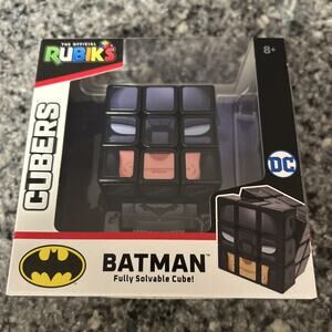 Rubik’s Cube DC Comics Batman Cuber Collectible 3x3 Puzzle & Character Display